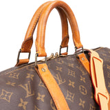 Louis Vuitton Monogram Canvas Keepall 50 Bandoulière Travel Bag