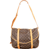 Louis Vuitton Monogram Canvas Saumur 40 Crossbody Bag