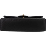 Chanel Quilted Lambskin Small 24K Gold Double Flap Shoulder Bag