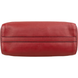 Prada Red Vitello Daino Leather Tote Handbag