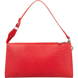 Louis Vuitton Red Epi Leather Pochette Accessoires Handbag
