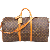 Louis Vuitton Monogram Canvas Keepall 60 Bandoulière Travel Bag
