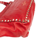 Valentino Garavani Leather Rockstud Small Shopper Handbag