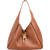 Givenchy Grained & Croc-Embossed Leather G-Hobo Medium Shoulder Bag