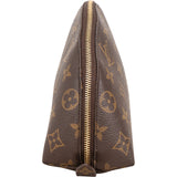 Louis Vuitton Monogram Canvas Trousse Demi-Ronde Pouch