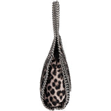 Stella McCartney Leopard Fur Print Falabella Tote Crossbody Handbag