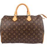 Louis Vuitton Monogram Canvas Speedy 35 Handbag