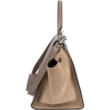 Céline Drummed Calfskin and Suede Trapeze Handbag