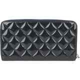 Chanel Quilted Patent Leather CC CC Wallet