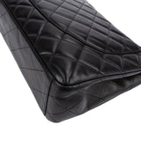 Chanel Quilted Lambskin Palladium Maxi Single Flap Crossbody Bag