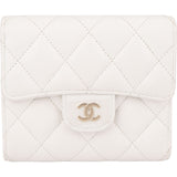 Chanel Quilted Caviar Leather Classic Small Flap Wallet