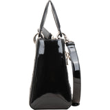 Cristian Dior Quilted Patent Cannage Lady Dior Handbag