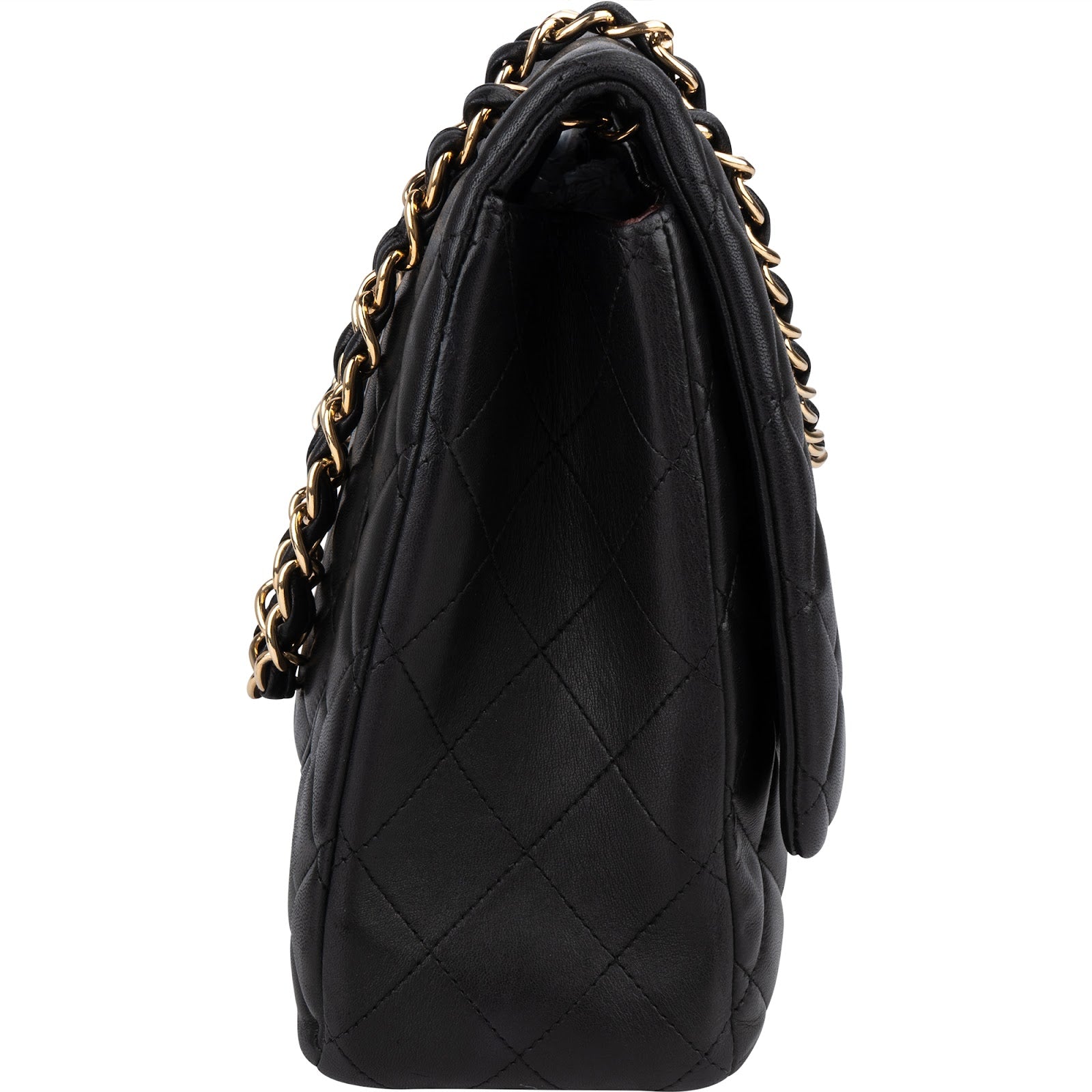 Chanel Quilted Lambskin Maxi Single Flap Crossbody Bag xx Datacode - vintageandkickz