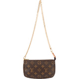 Louis Vuitton Monogram Canvas Mini Pochette Accessoires Shoulder Bag