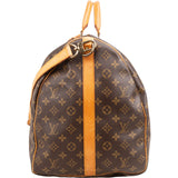 Louis Vuitton Monogram Canvas Keepall 60 Bandoulière Travel Bag