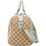 Gucci Monogram GG Canvas Vintage Web Boston Bag Handbag