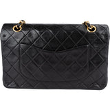 Chanel Quilted Lambskin 24K Gold Medium Double Flap Crossbody Bag