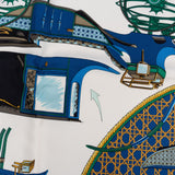Hermès Voitures à Transformation Silk Carre 90 Scarf Tuch
