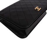 Chanel Quilted Lambskin Medium 24K Gold Single Flap Shoulder Bag