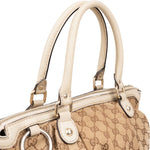 [🔄️B07 / F43] Gucci Monogram GG Canvas Sukey Medium Tote Handbag - vintageandkickz