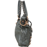Balenciaga Dark Green Leather Classic City Handbag