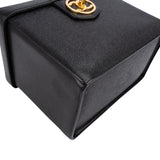 Chanel Black Caviar Leather 24K Gold CC Top Handle Vanity Case Handbag