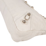 Balenciaga White Leather Small City Handbag