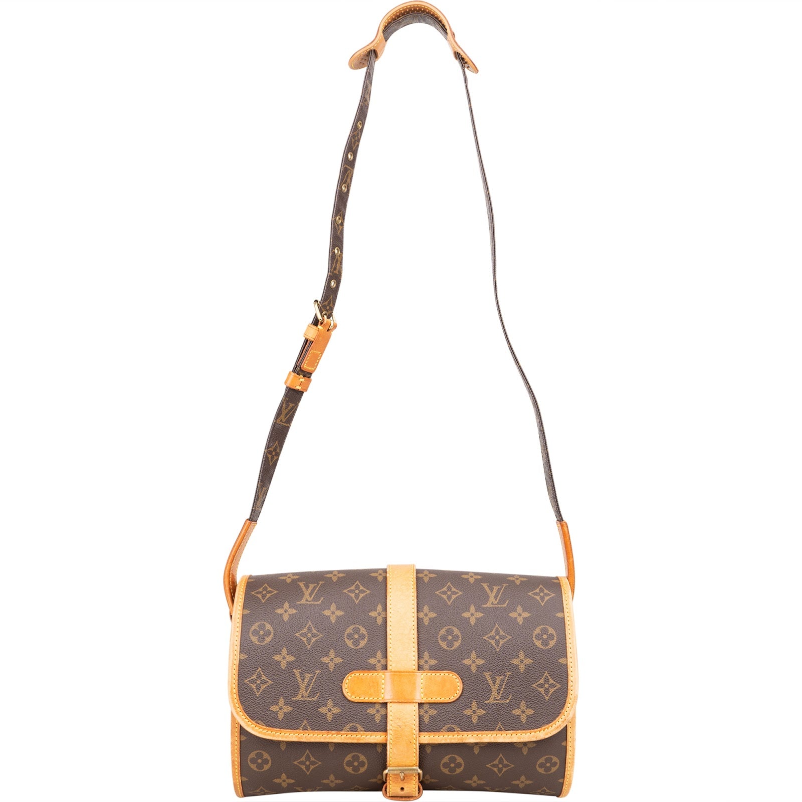 [🔄️B07 / F17] Louis Vuitton Canvas Monogram Sologne Handbag - vintageandkickz