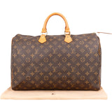 Louis Vuitton Monogram Canvas Speedy 40 Handbag