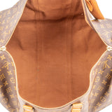 Louis Vuitton Monogram Canvas Keepall 55 Bandoulière Travel Bag