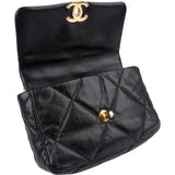 Chanel 19 Quilted Lambskin Medium Single Flap Crossbody Bag