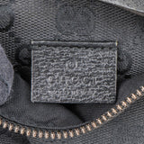 Gucci Black Monogram GG Canvas Belt Crossbody Bag