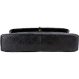 Chanel Quilted Lambskin 24K Gold Single Flap Shoulder Bag