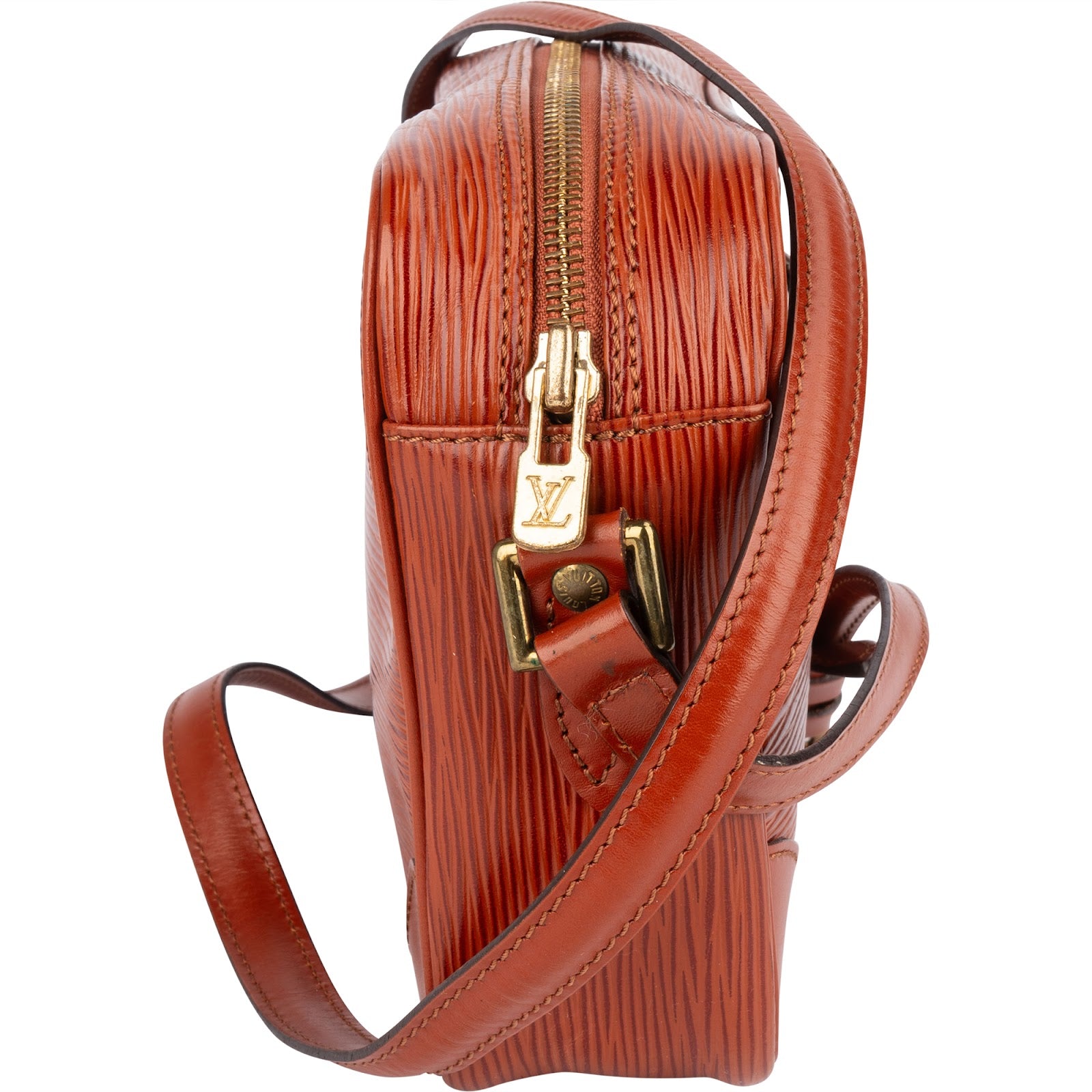 Louis Vuitton Cognac Epi Leather Trocadero 23 Crossbody Bag - vintageandkickz