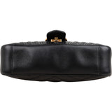Gucci Chevron Matelassé Leather GG Marmont Medium Crossbody Bag