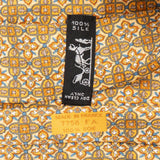 Hermès Geometric Printed Pattern Mosaik Silk Tie Krawatte