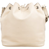 Louis Vuitton Blanco Epi Leather NM Sac Noé Petit Shoulder Bag