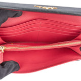Prada Saffiano Multic Leather Continental Wallet