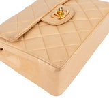 Chanel Quilted Lambskin 24K Gold Mini Single Flap Crossbody Bag