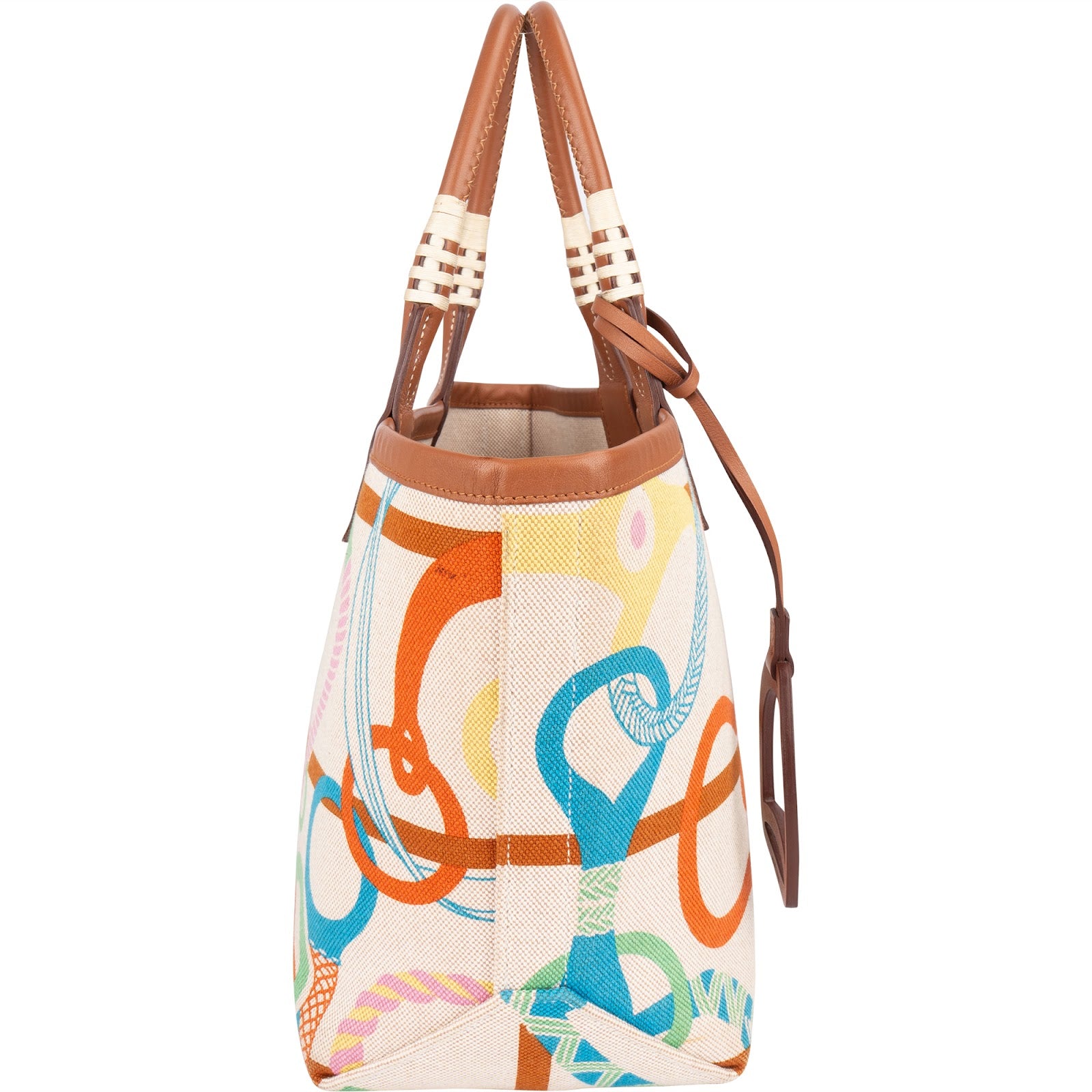 Hermès Canvas Monogram Steeple 25 Handbag - vintageandkickz