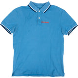 Prada Classic Blue Emblem Polo Shirt (S)