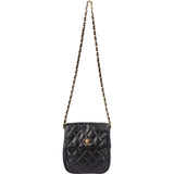 Chanel Quilted Lambskin Vintage CC Single Flap Crossbody Bag