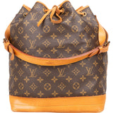 Louis Vuitton Monogram Canvas Sac Noé Grande Shoulder Bag - vintageandkickz