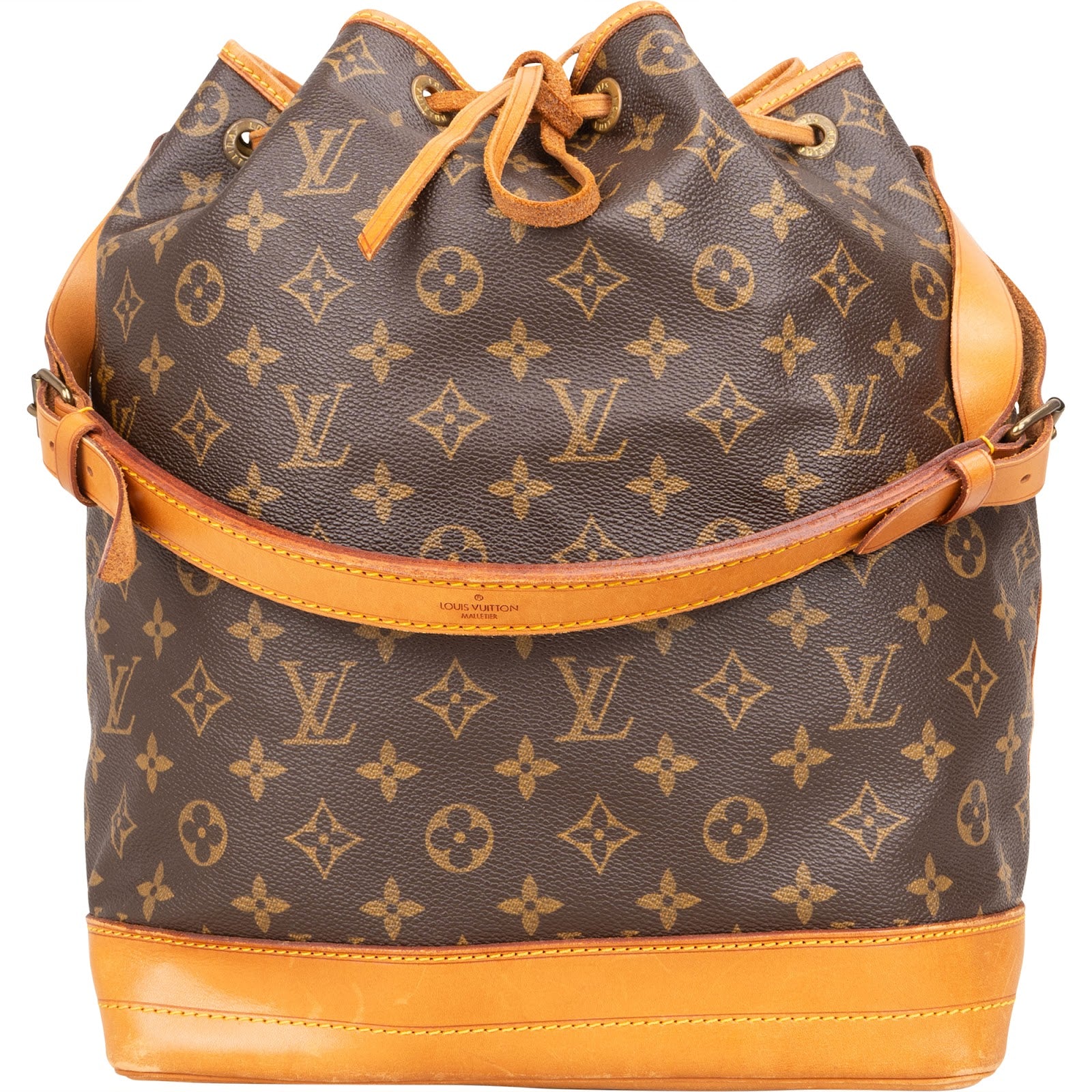 Louis Vuitton Monogram Canvas Sac Noé Grande Shoulder Bag - vintageandkickz