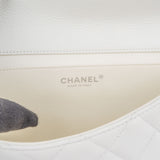 Chanel Quilted Caviar Leather Palladium Single Flap Shoulder Bag