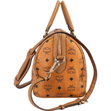 MCM Monogram Visetos Boston Handbag