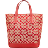 Coach Monogram Signature Canvas Optic Tote Handbag