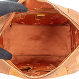 MCM Monogram Visetos Boston Pocket Handbag