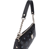 MCM Monogram Visetos Mini Baguette Shoulder Bag
