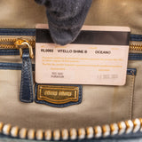 Miu Miu Vitello Lux Bicolor Bauletto Handbag - vintageandkickz